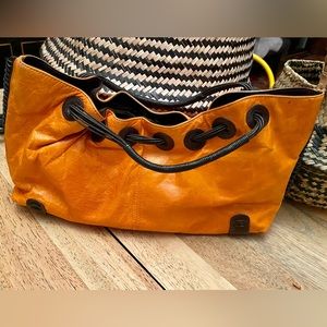Made on Earth for David & Scotti Fun Orange Purse.  Fabulous details.